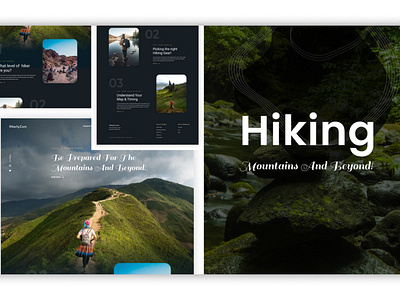 Hiking-website design