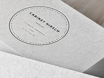 Business Cards Mockup Cabinet Hirsch business business card cards clean letterpress logo marianne hirsch print simple typography