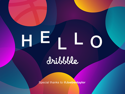 Hello dribbble debut dribbble hello invite thanks