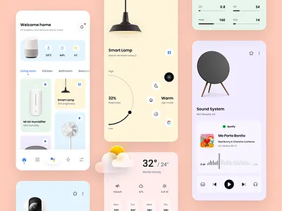 Smart Home - App concept app concept smart home ui ux