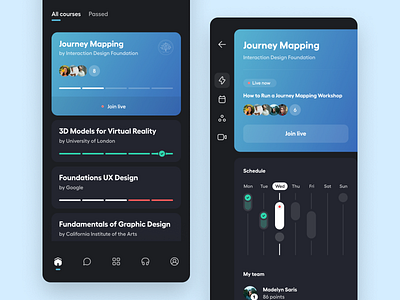 Education Platform - App concept