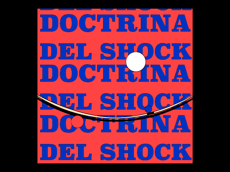 DOCTRINA DEL SHOCK 2d animation chile colors debut draw illustration loop motion protest
