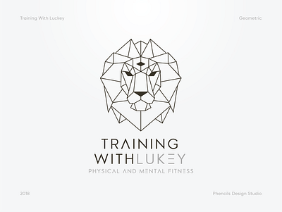 Training With Lukey 3d animation branding company logo design gain gainlikes geometic geometric graphic design illustration lion logo motion graphics phencils ui vector