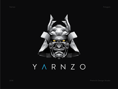YARNZO 3d adobe animation branding company logo design geometric graphic design illustration illustrator japanese masks logo masks motion graphics phencils photoshop samurai traditional masks ui vector