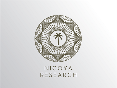 NICOYA RESEARCH 3d adobe animation branding company logo creative design geometric geometrical logo graphic design illustration illustrator logo motion graphics palm tree phencils photoshop procreate ui vector