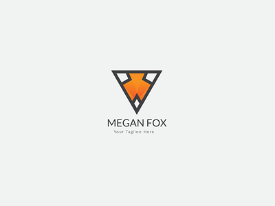 Megan fox logo fox logo logo megan fox logo megan fox logo minimal vector