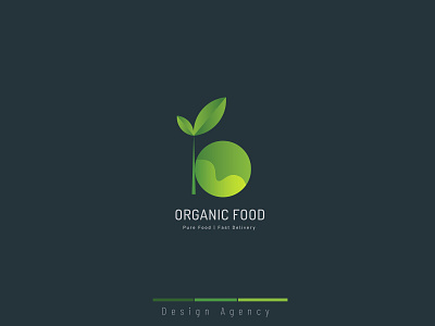organic food logo design