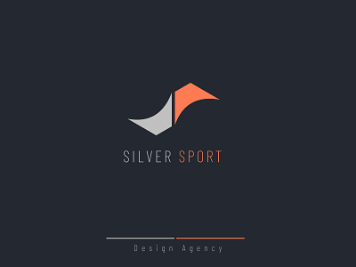 Silver Sport Minimal Logo