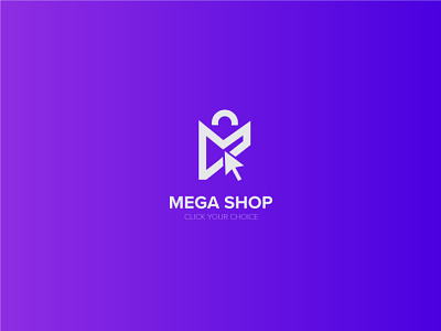 Mega Shop Letter Mark Logo
