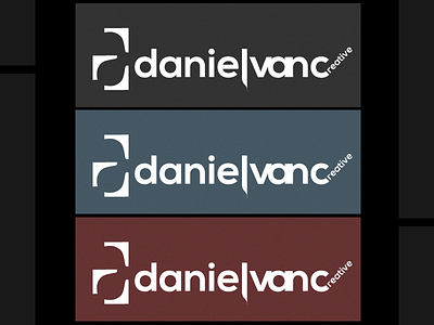 danielvanc logo concept identity logo personal type