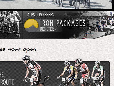 Individual buttons for Haute Route site update