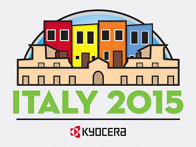 Kyocera Italy 2015 Trip Logo branding italy logo travel