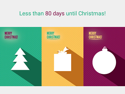 Less than 80 days until Christmas!