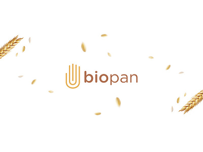 Biopan - Logo Design brand bread debut first grano identity invitation logo pane spiga wheat wheat ear