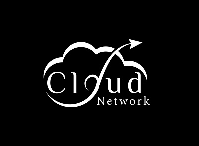 Cloud ☁ art branding design flat graphic design illustrator logo minimal typography vector