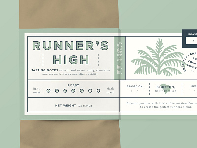 Runner's High Coffee Label - Pt. 2