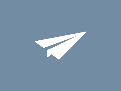 Paper Airplane airplane geometric icon paper paper airplane shape vector