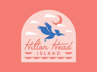 Hilton Head Island Geofilter beach blue clouds coral geofilter hhi hilton head island island moon ocean pelican snapchat south carolina water