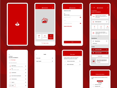 Hackathon - Santander app branding design ui ux