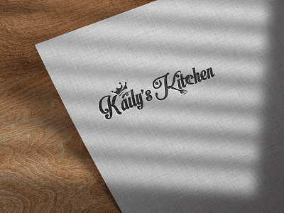 Kaily s Kitchen logo cook cooking delicious dinner eat food fork fresh home house kitchen knife restaurant