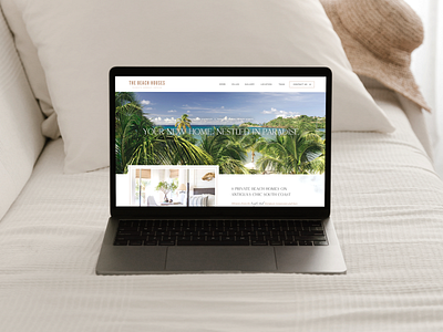 Beach Resort Website Design – Wordpress feminine landing page luxury responsive typography web web design website design website designer