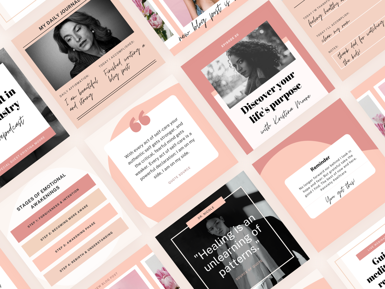 Canva Templates Made by Janna Hagan by Janna Hagan ⚡️ on Dribbble