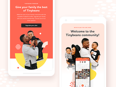 Onboarding Email Designs baby email email design email designer email marketing email template kids playful tinybeans