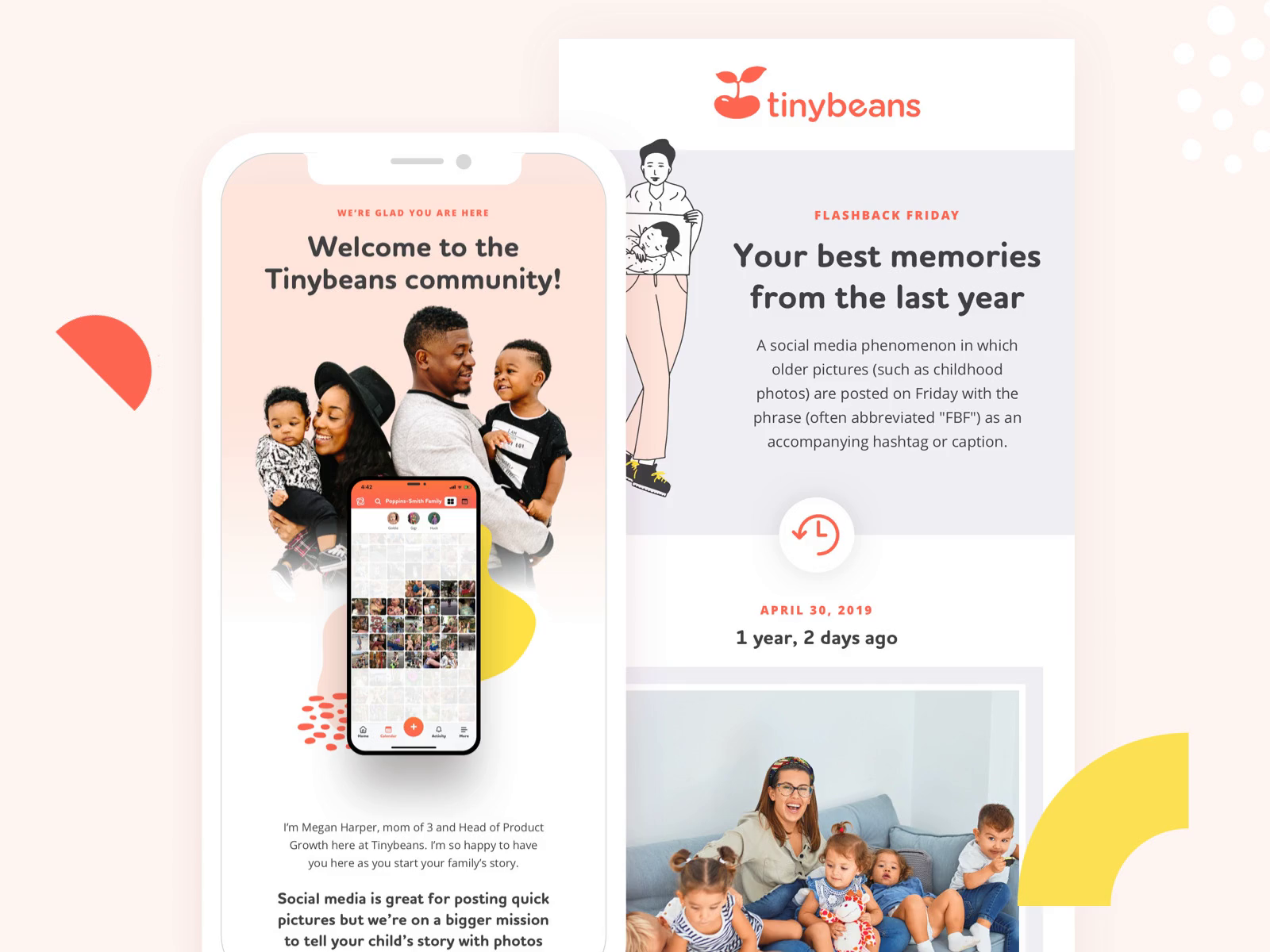 Tinybeans Onboarding Email Designs Pt. 2 by Janna Hagan ⚡️ on