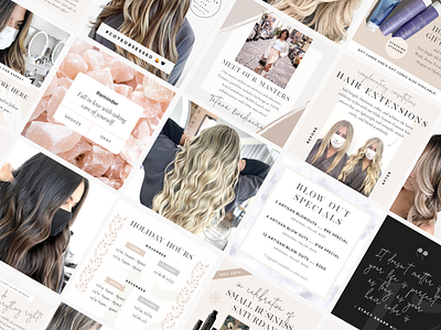 Hair Salon Instagram Feed Design