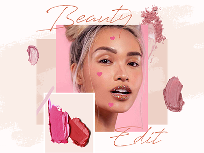 Beauty Edit – Email Design Collage