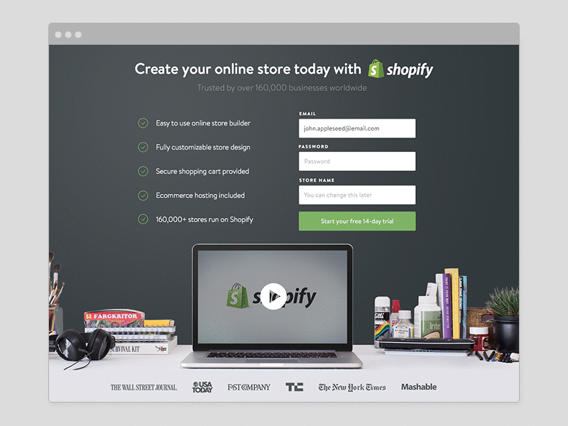 Shopify Short Landing Pages