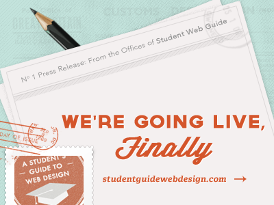 We're Going Live March 5th! avenir education governor paper stamp texture wisdom script