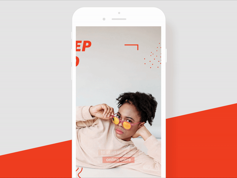 Snapchat Ad – Shopify gif bold ecommerce shopify red color advertisement ad snapchat