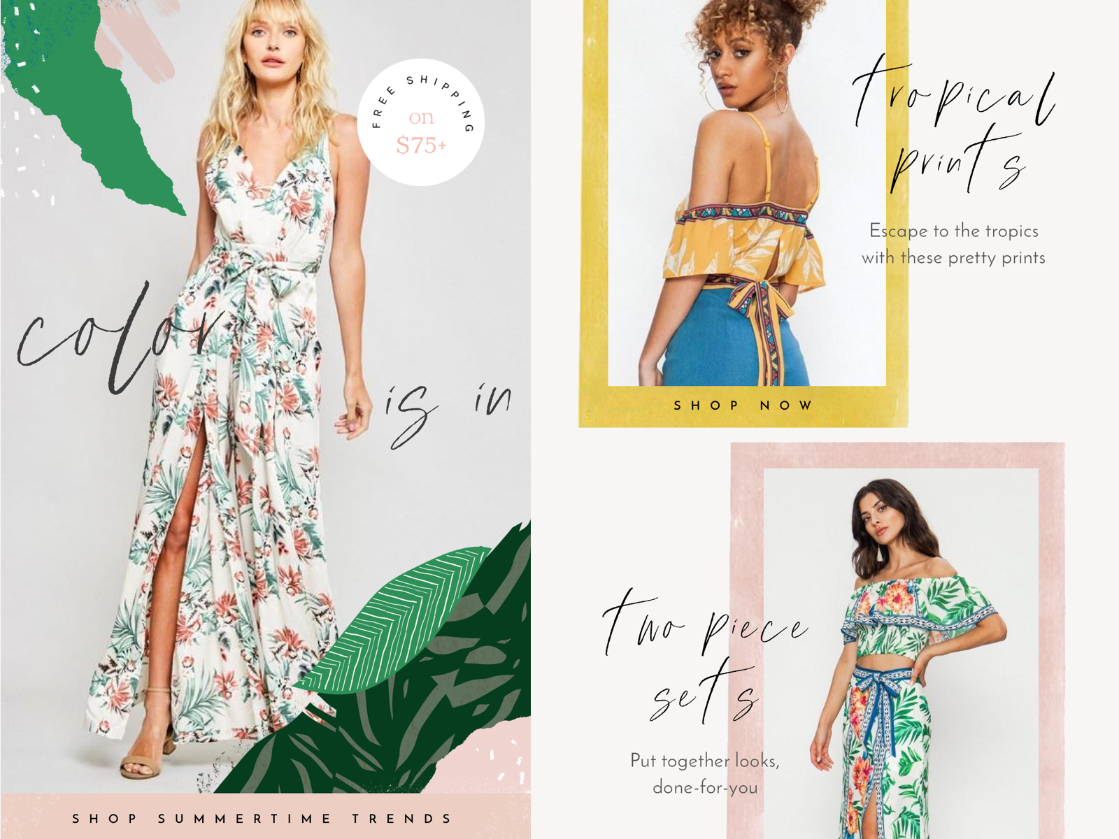 Summer Email Design by Janna Hagan ⚡️ on Dribbble