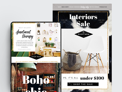 Interior Design Template – PSD email email design email designer email template mailchimp marketing newsletter newsletter design newsletter template
