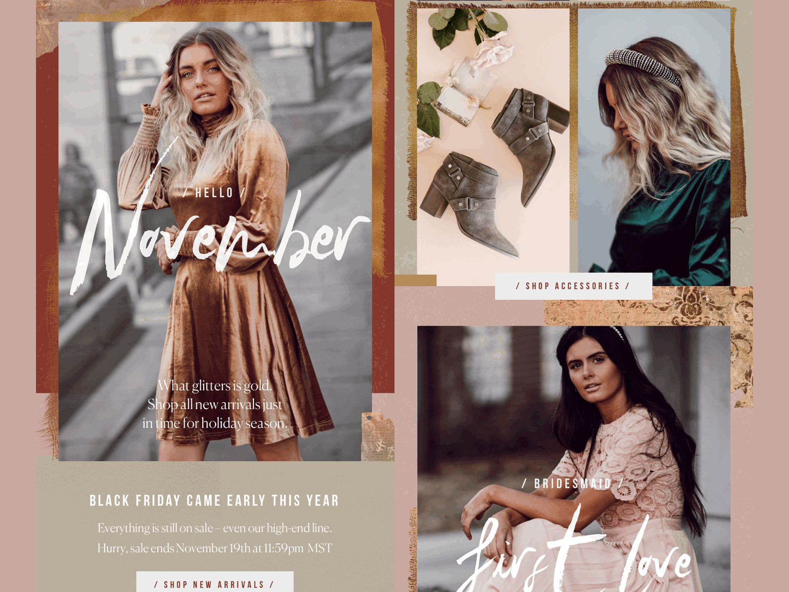 New Fall Email Design Work