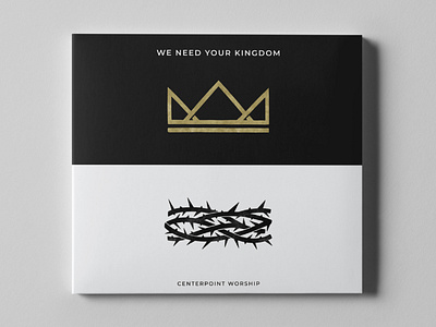 Album + Merch Design - We Need Your Kingdom album album art album design branding cd clothing design hand lettering illustration layout lettering logo logo design merch shirt design tshirt typesetting