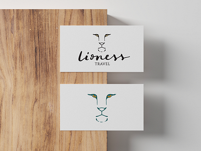 Logo + Brand & Collateral Design – Lioness Travel