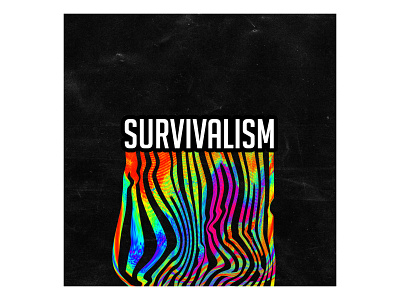 SURVIVALISM abstract typography