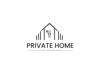 Real Estate Logo building logo design flat house logo logo minimal real estate logo