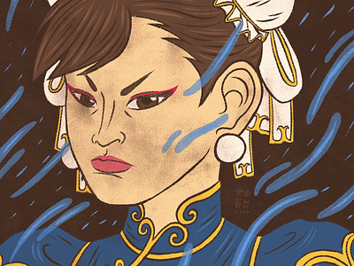 Chun-Li art capcom chun li illustration street fighter video games