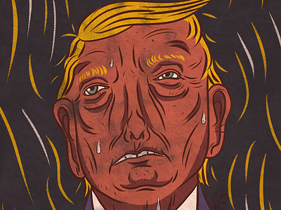 Donald Drumpf art donald trump drawing illustration president trump