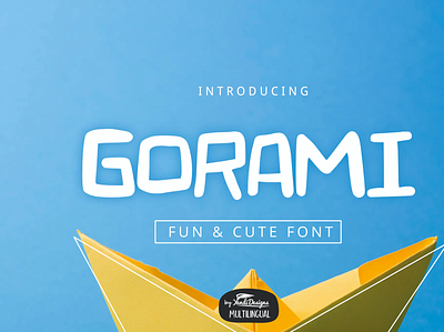 Gorami font design font font awesome font design font family fonts icon illustration logo typography ui ux vector