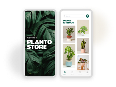 Planto Store User Interface Part 3 earth environment flower pot garden gardening green green ui healthy environment marketplace nature nature lover plant plant shop planting plants plants for sale sapling tree ui design vase