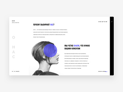 Digital Agency – About us page about branding clean digital flat minimal mobile promo ui ux web white