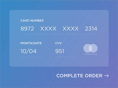 Daily UI-Day #002-Credit Card Checkout