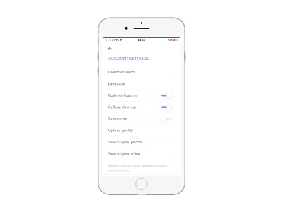 Daily UI-Day #007-Settings
