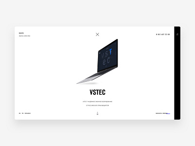 Digital Agency – VSTEC case page branding case digital flat minimal mobile portfolio projects promo ui ux web