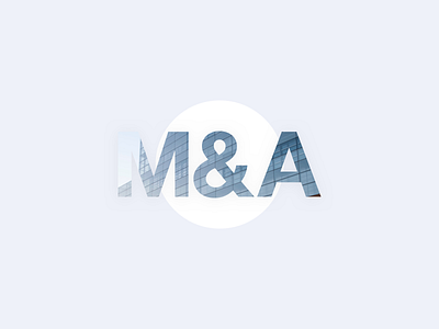 M&A Landing Page blocks clean design flat landing page ma minimalism onepage simple ui visual design web