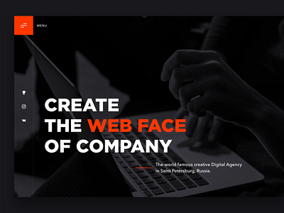 Alexej Gomelevskij agency design digital flat portfolio promo simple ui ux web